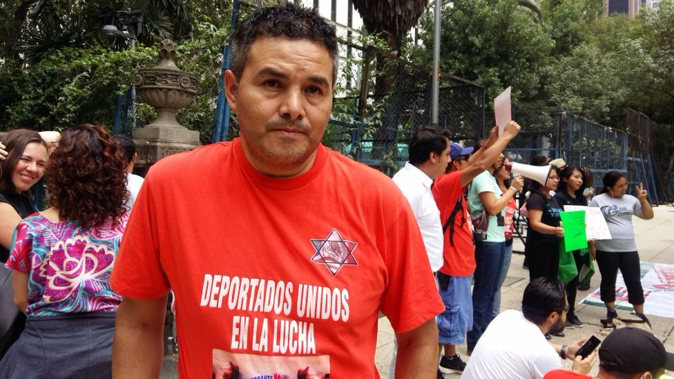 Eleazar Hernández no cree en las promesas del gobierno mexicano. Eleazar Hernández no cree en las promesas del gobierno mexicano.