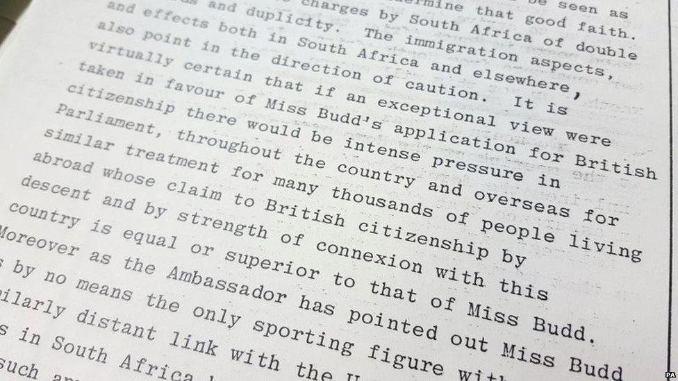 Выдержка из проекта письма, написанного министром иностранных дел Джеффри Хоу в 1984 году