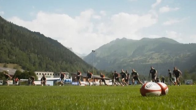 Wales training in the Alps