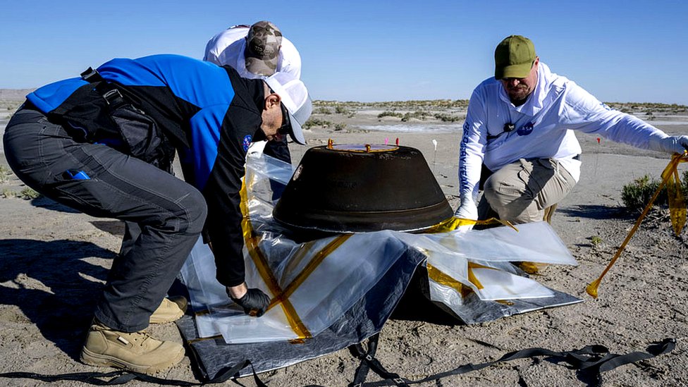 Osiris-Rex: Nasa confirms return of asteroid Bennu samples