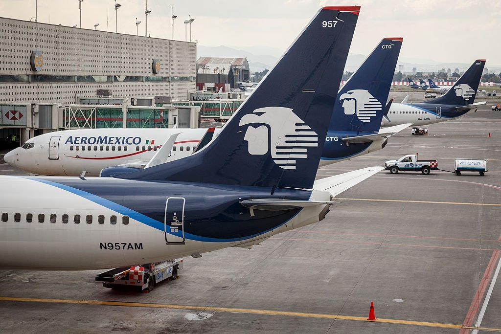Aviones de Aeroméxico en Ciudad de México