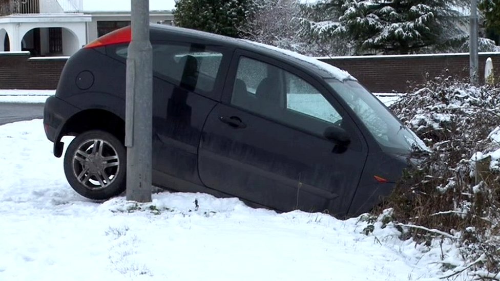 авария снежной машины