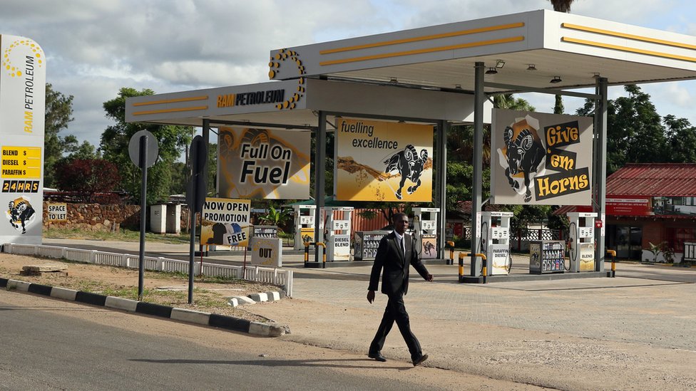 Benzinska pumpa u Zimbabveu