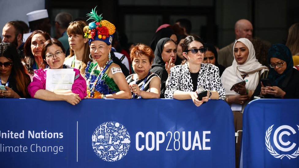 Almost 100,000 people are at the UN climate talks in Dubai, UAE