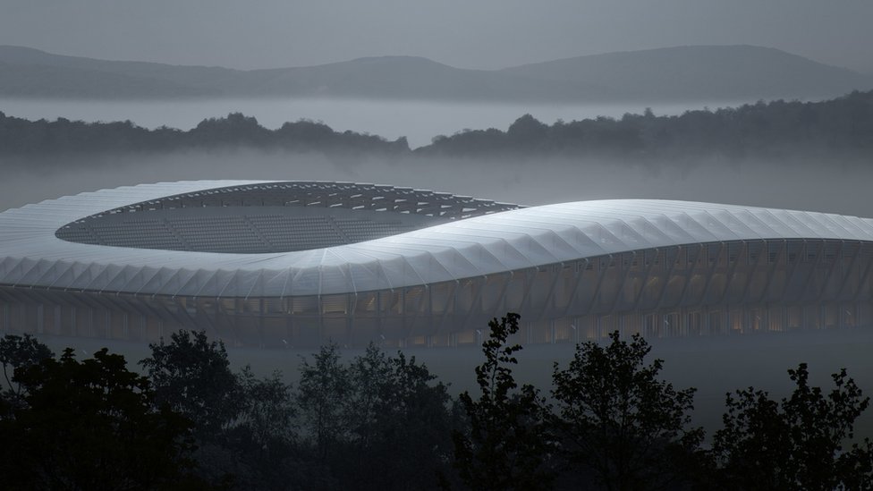 Новый дизайн стадиона