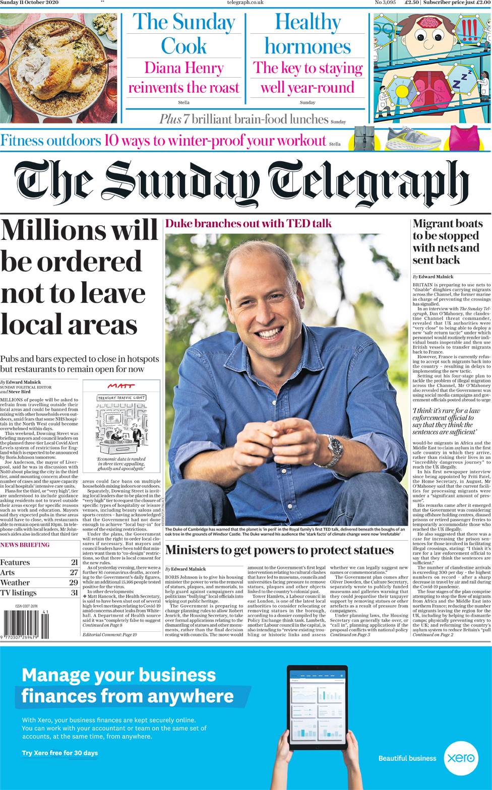 Sunday Telegraph 11 October