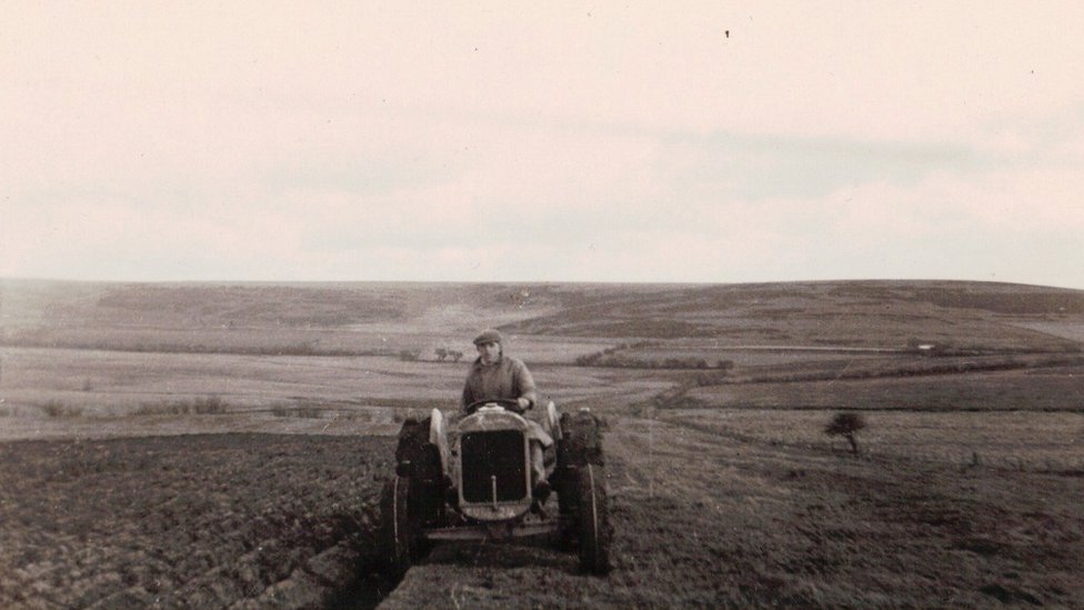 Фермер в Эпынте в 1940-е гг.