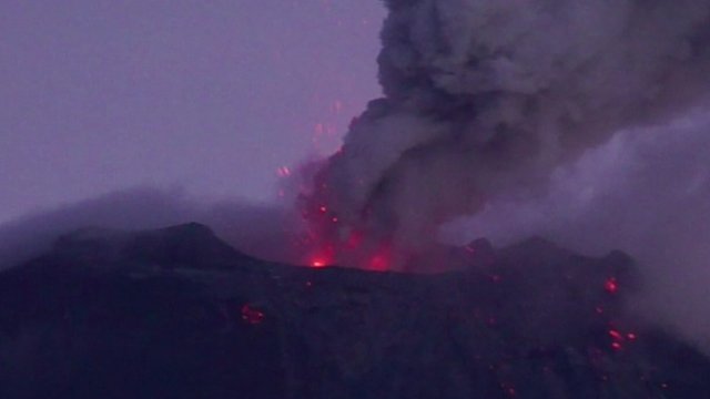 Ecuador's Tungurahua volcano