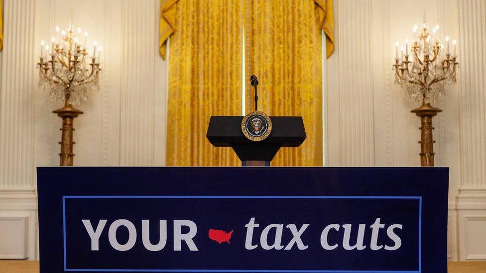Мероприятие в честь республиканского плана снижения налогов в Восточном зале Белого дома в Вашингтоне, округ Колумбия, в пятницу, 29 июня 2018 г.