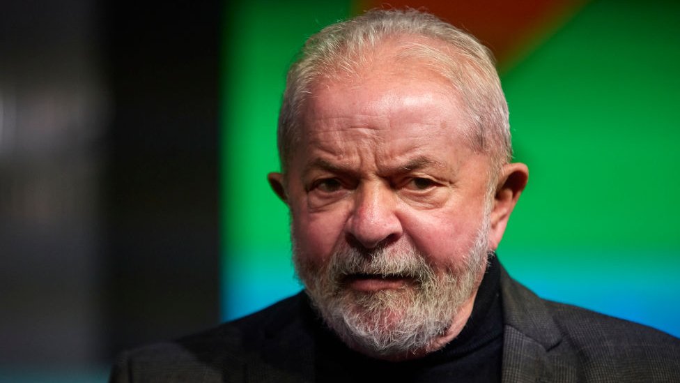 O ex-presidente Lula durante evento em Madri