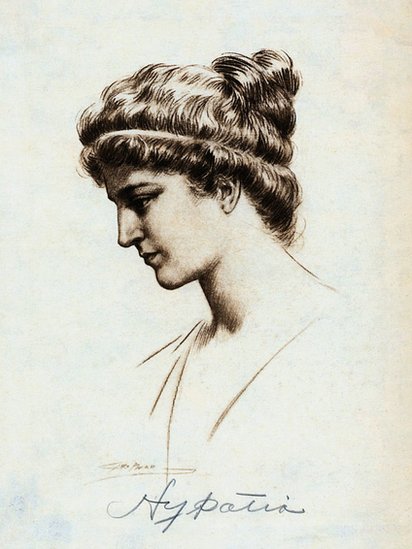 Retrato de Hipatia