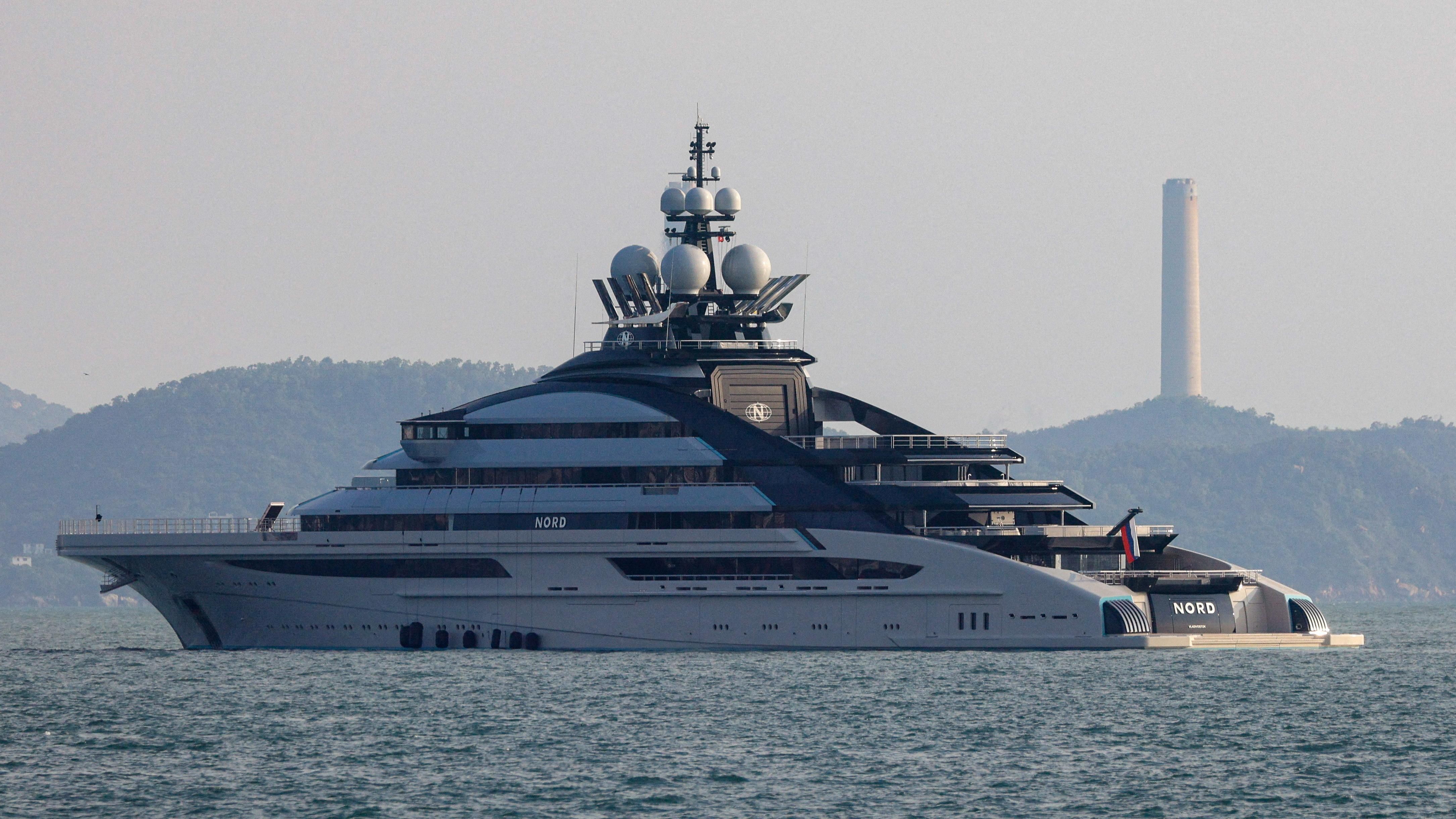 Russian superyacht Nord sails through Strait of Hormuz despite
