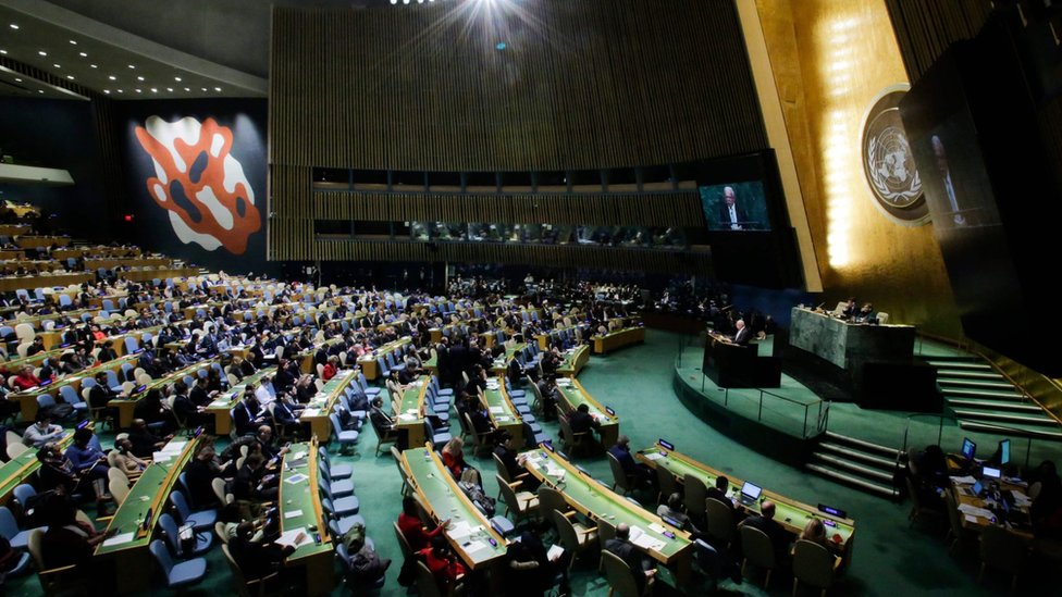 الجمعية العامة للأمم المتحدة. صورة أرشيفية
