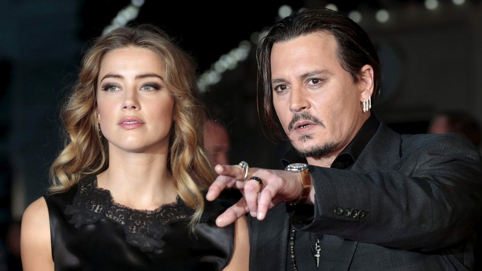 Amber Heard and Johnny Depp in 2015