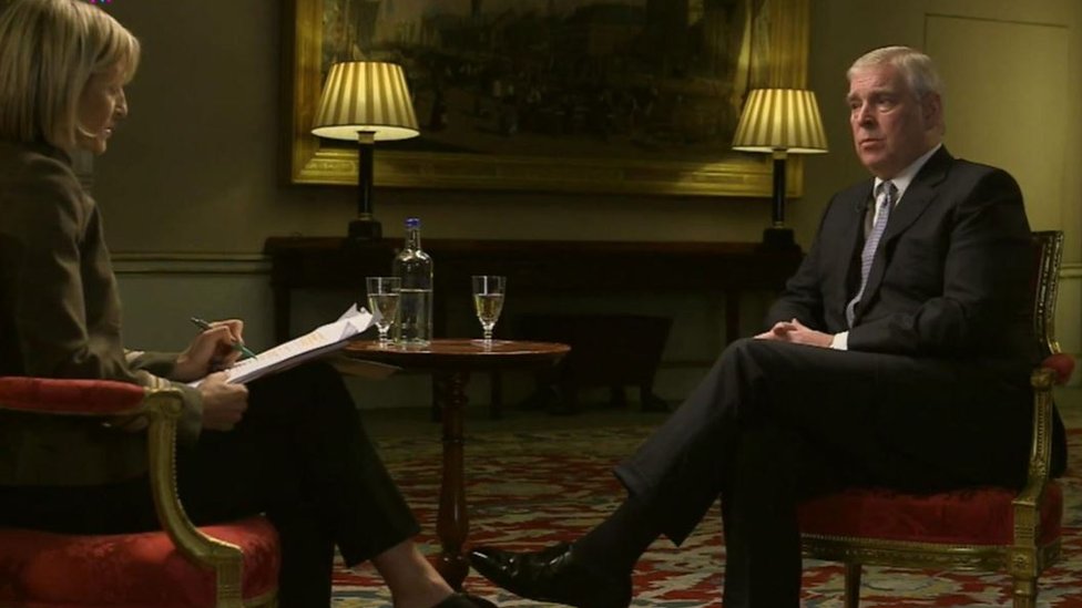الأمير أندرو في لقاء مع بي بي سي
