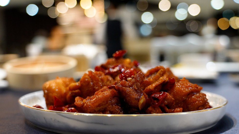 General Tso's chicken at Peng's Gourmet and Banquet