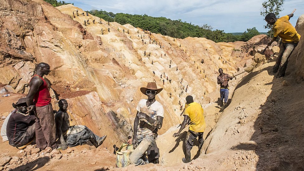 Ndassima'da altın madeni