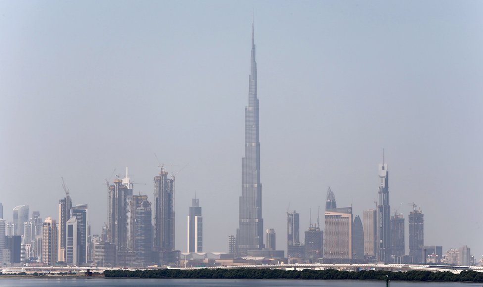 Вид на горизонт Дубая