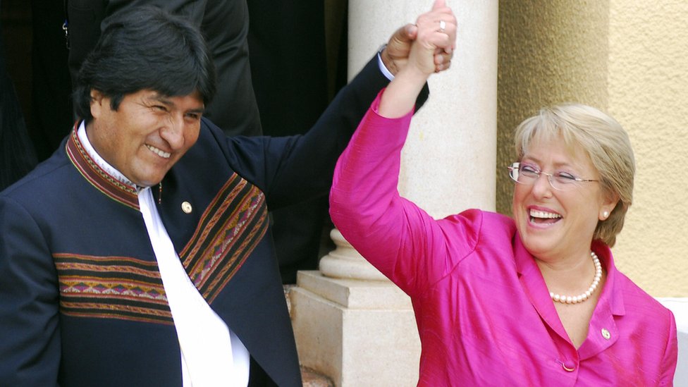 Evo y Bachelet