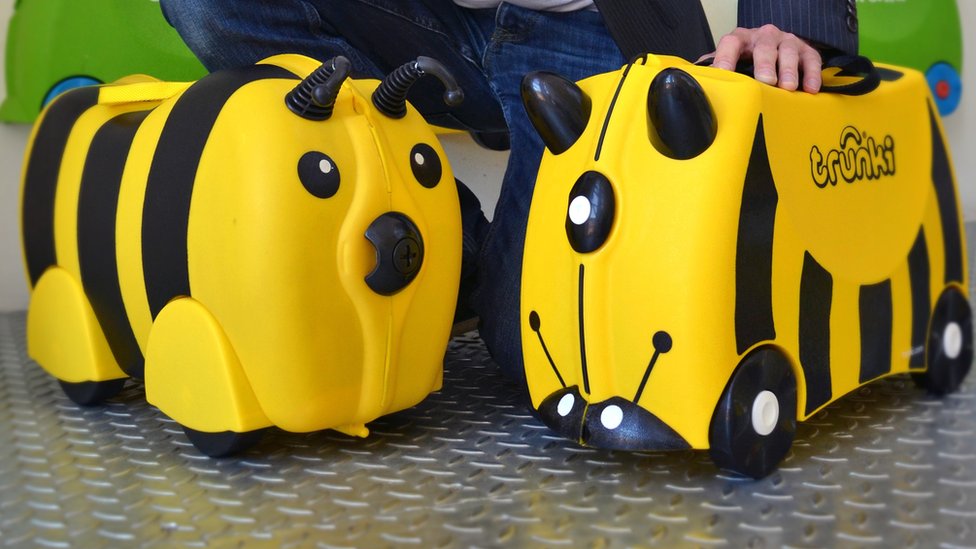 trunki suitcase dragons den