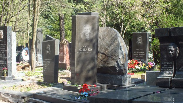 Kim Philby's grave in Moscow