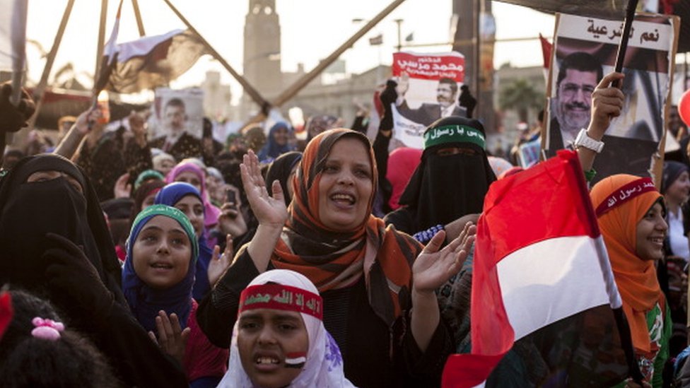 Демонстрация в поддержку Мурси в Египте в 2013 году