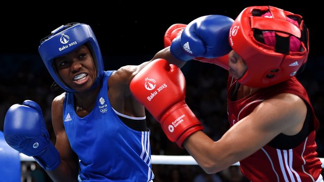 Nicola Adams progresses to fly-weight final after defeating Turkey's Elif Coskun