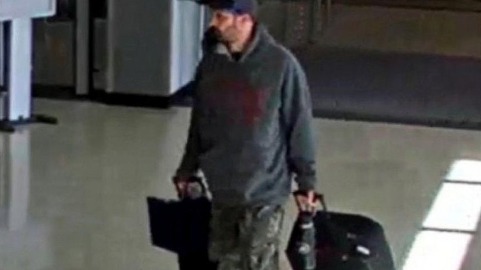 Man arrested after explosive found in luggage at US airport