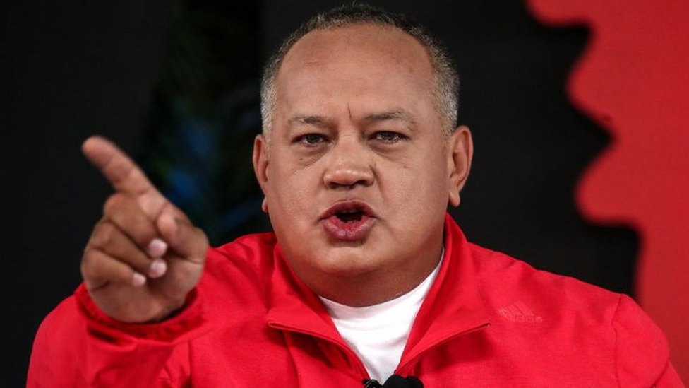 Diosdado Cabello durante el show, marzo 2019