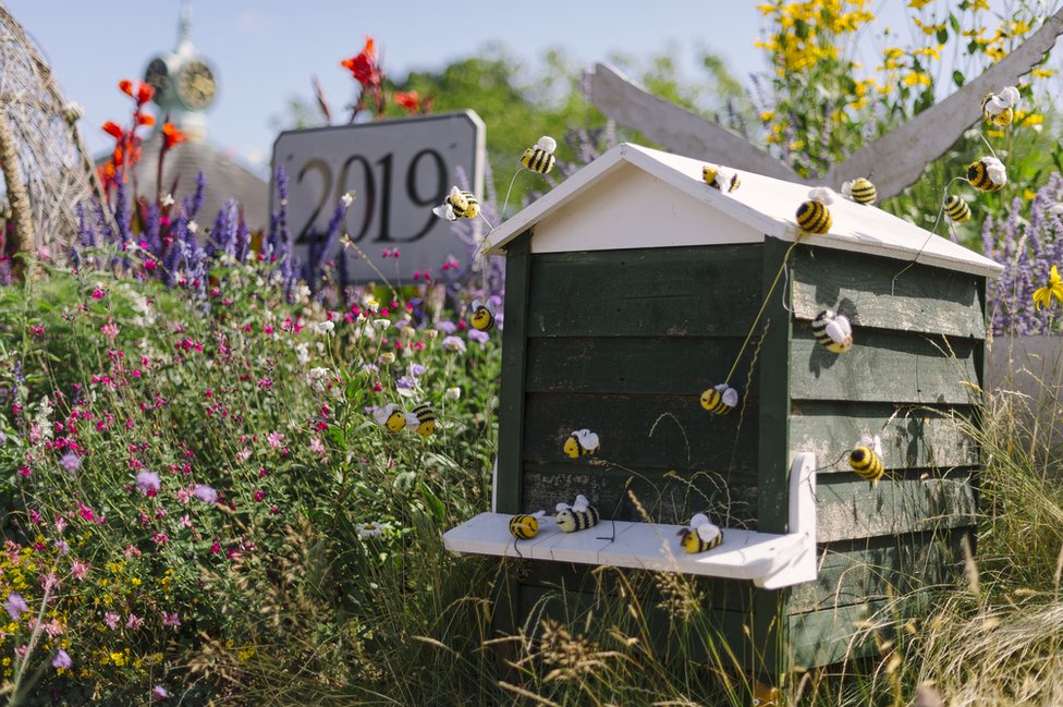 Благоприятные для пчел посадки Кингсбридж на городской площади