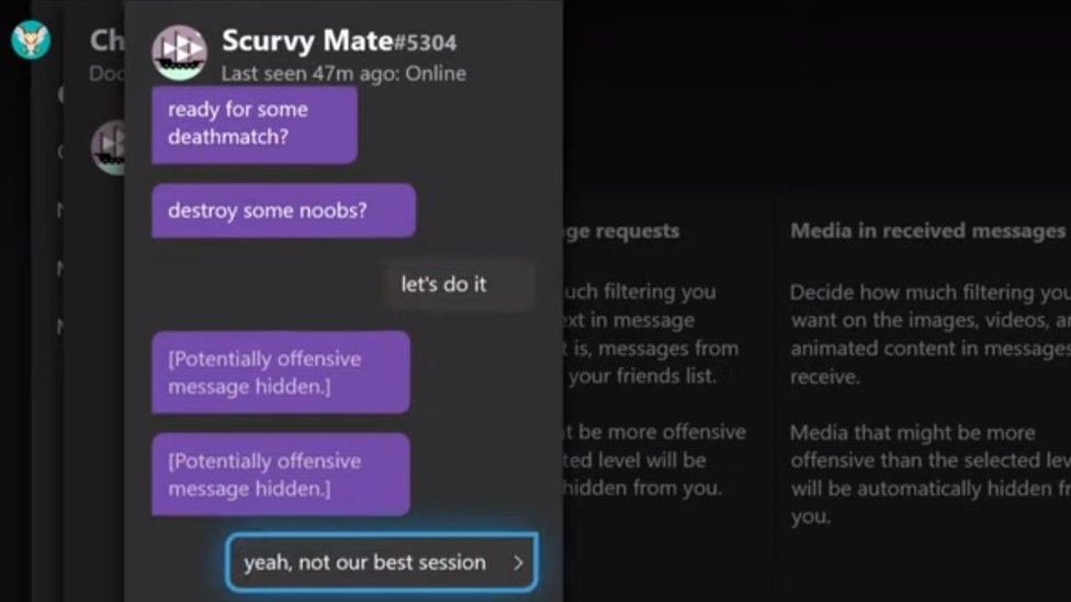 Microsoft Seeks To Clean Up Xbox Game Chat With Ai Bbc News