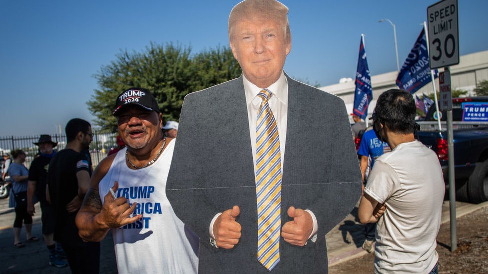 In Pictures Trump Supporters Hold Rallies For The President Bbc News