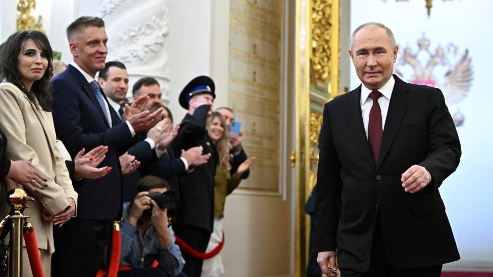 Putin renews oath for fifth term with Russia under firm control