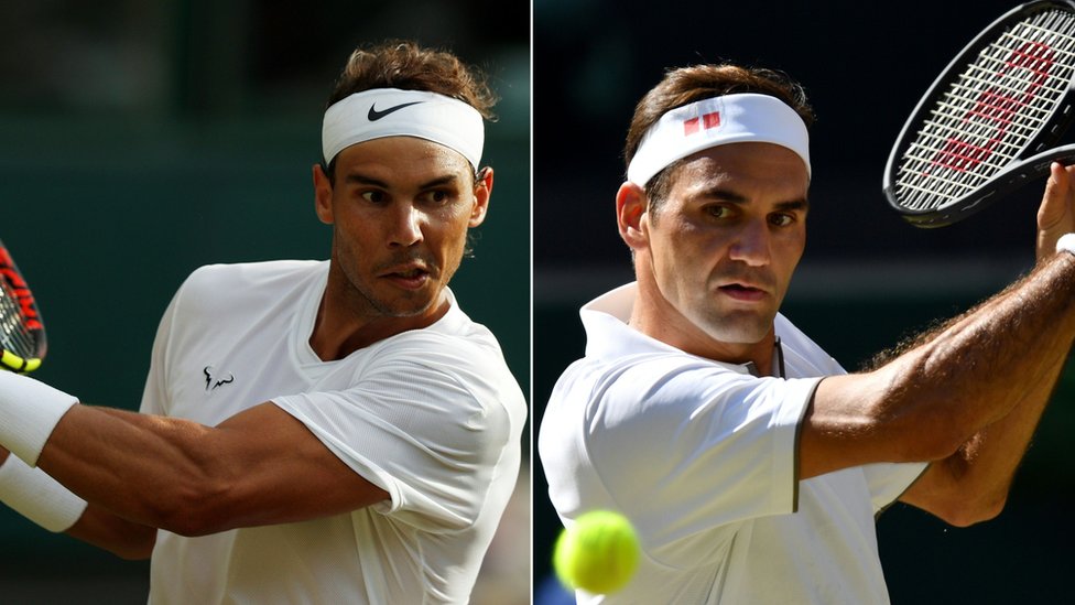 Rafael Nadal y Roger Federer