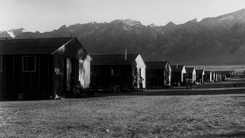 El campo de internamiento de Manzanar, en California, fue uno de los 10 campos a los que fueron enviados los estadounidenses de origen japonés.