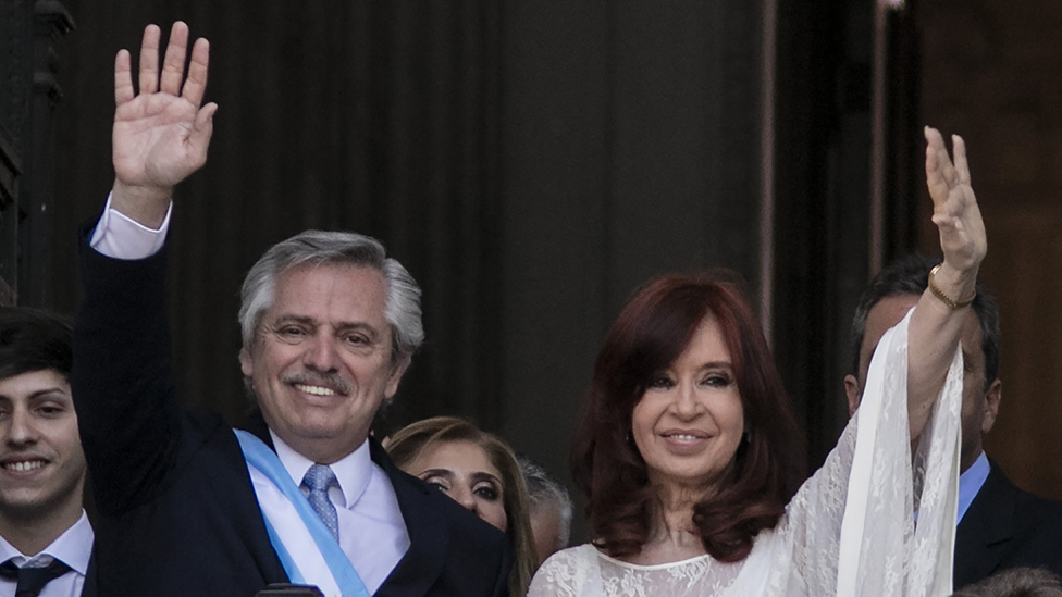 Alberto Fernández y Cristina Fernández de Kirchner toman posesión en 2019