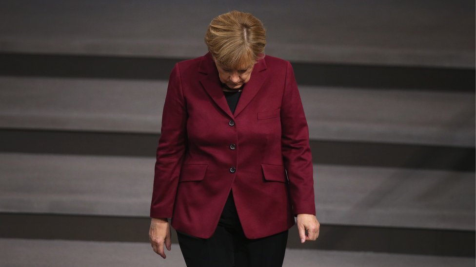 La canciller de Alemania, Angela Merkel, embarcada en negociaciones para poder formar un Ejecutivo estable. La canciller de Alemania, Angela Merkel.