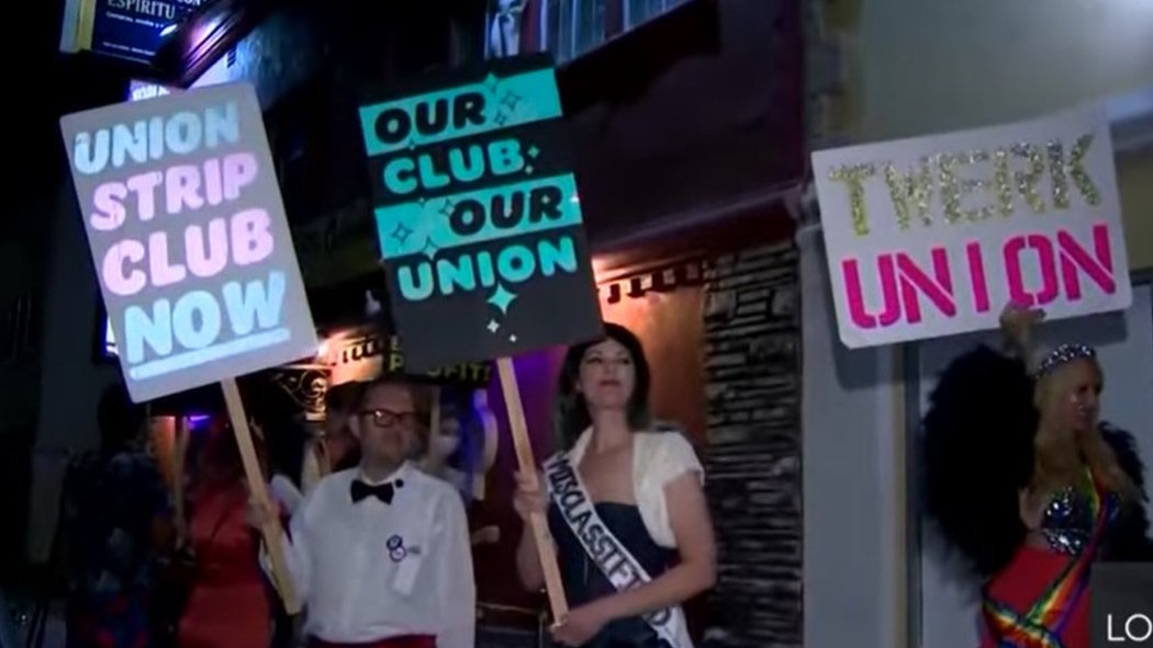 Strip club dancers to form only US topless union