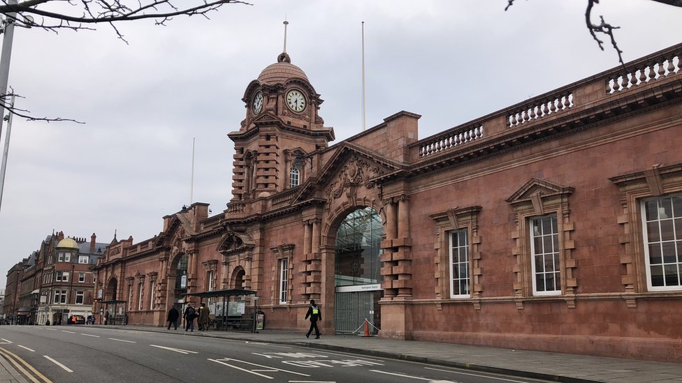 Nottingham railway station back to normal after fire