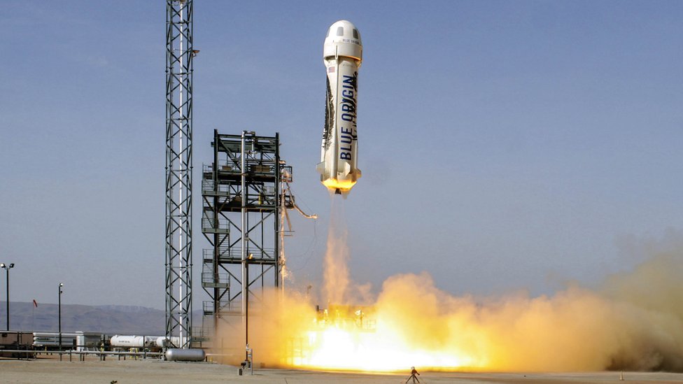 Jeff Bezos Sets Date For Space Sightseeing Flight Bbc News