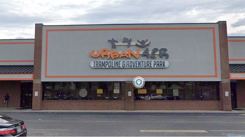 La fachada de Urban Air, en Nashville