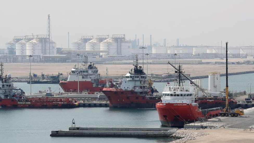 Qatar gas boats