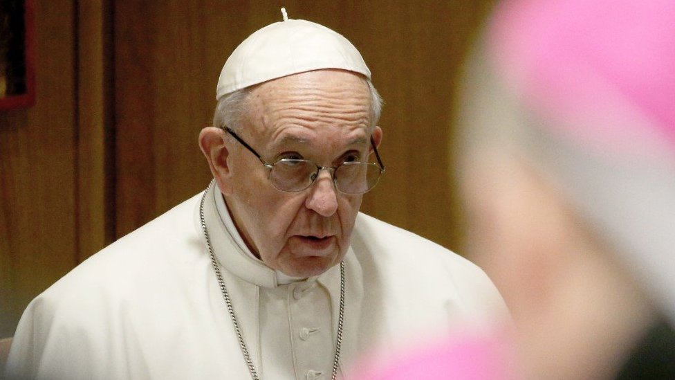 El Papa en la reunión sobre protección de menores en la Iglesia, en 2019