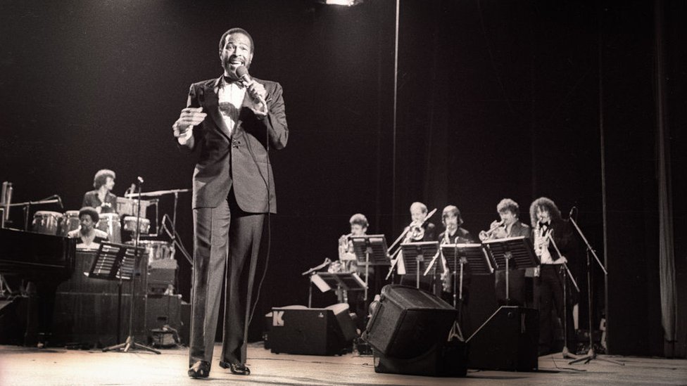 Marvin Gaye performing in Ostend, 1981