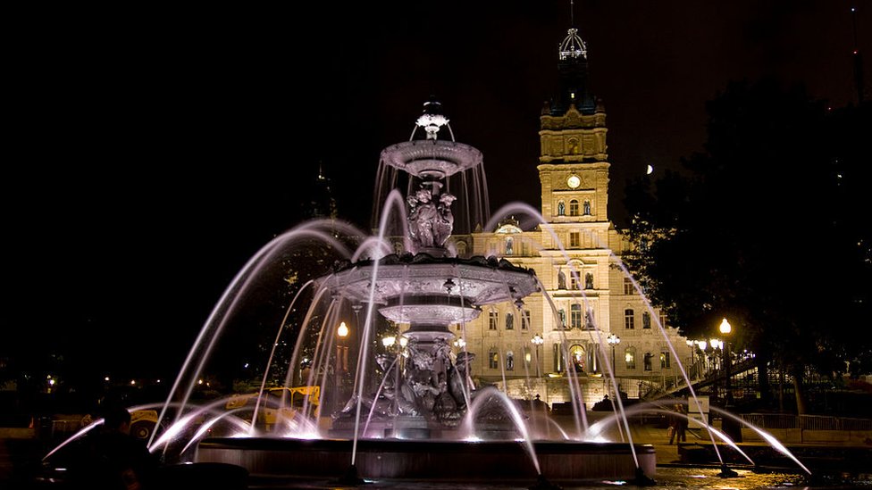 Sede del Parlamento en Quebec.