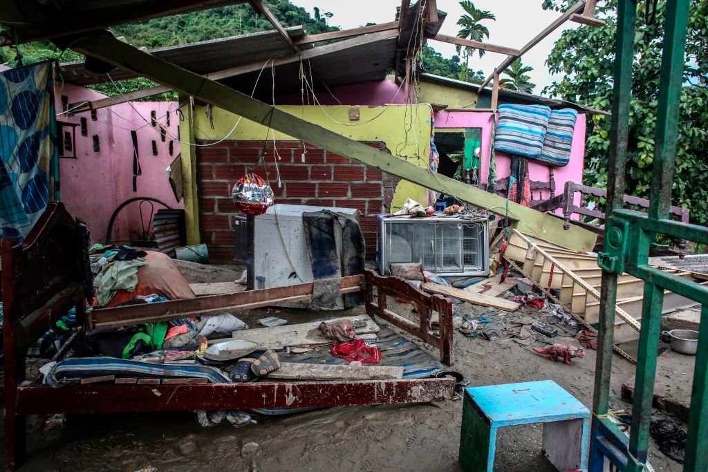 Una casa destruida