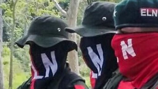 Villegas señala al ELN como responsable de algunos de los homicidios de líderes sociales. Guerrilleros del ELN