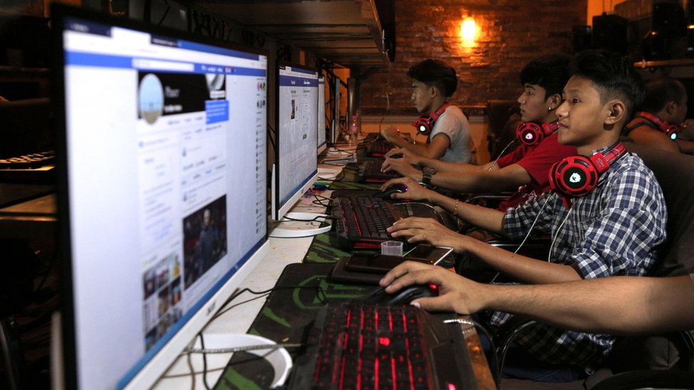 Facebook is popular in Myanmar, where internet usage has grown in recent years