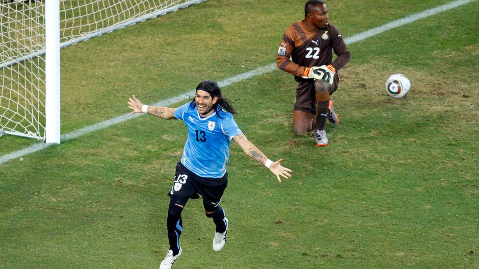 Fue una jugada de "clase", como el mismo Abreu expresó en medio del júbilo por la clasificación. Sebastián Abreu