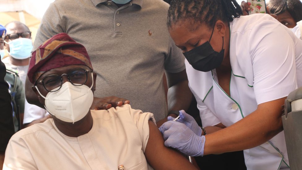 Vacunación en Lagos, Nigeria.